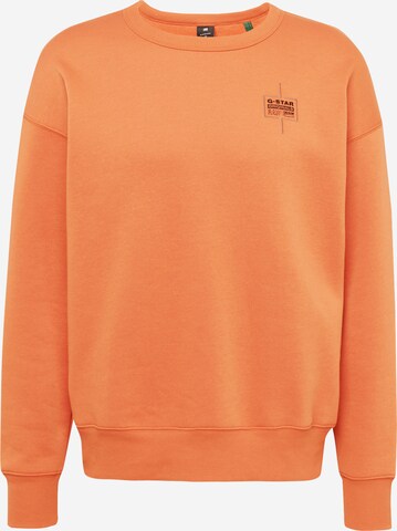 G-Star RAW Sweatshirt in Bruin: voorkant