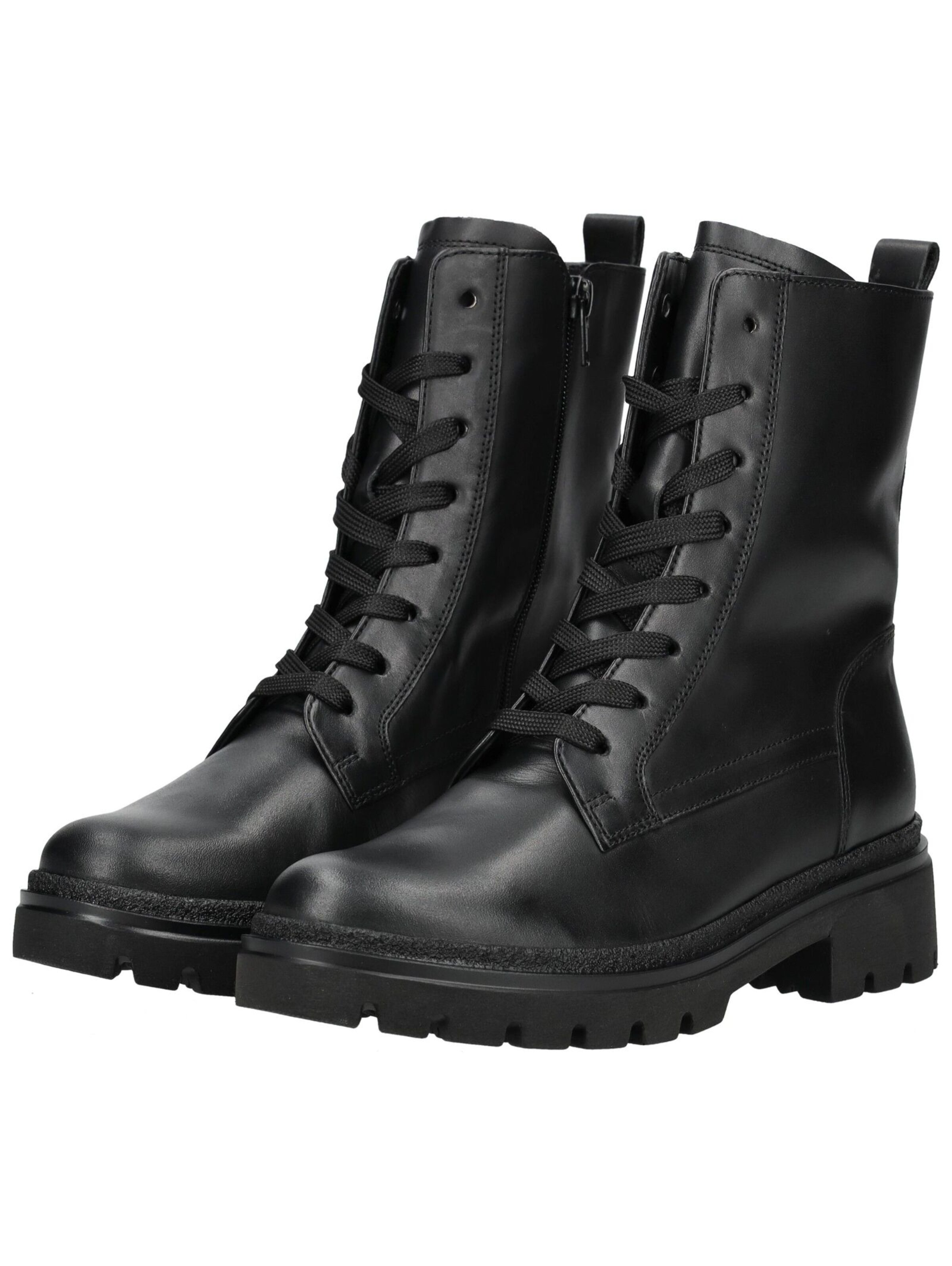 GABOR Schnürstiefelette in Schwarz