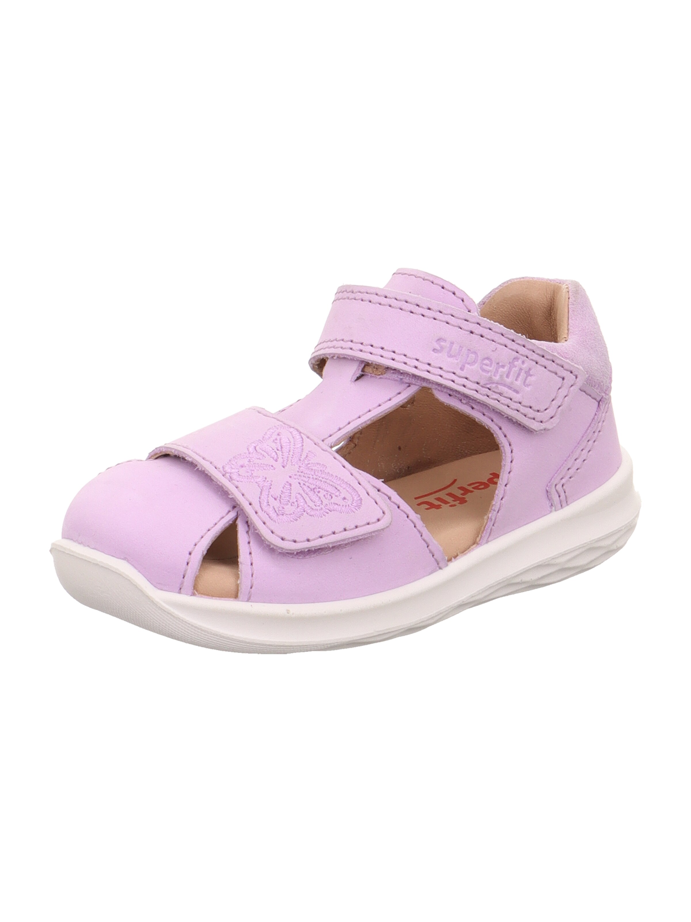 SUPERFIT Открытая обувь 'BUMBLEBEE' в Лиловый: спереди