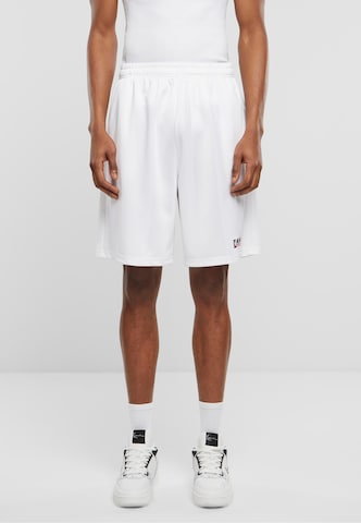 Karl Kani Loose fit Pants in White: front