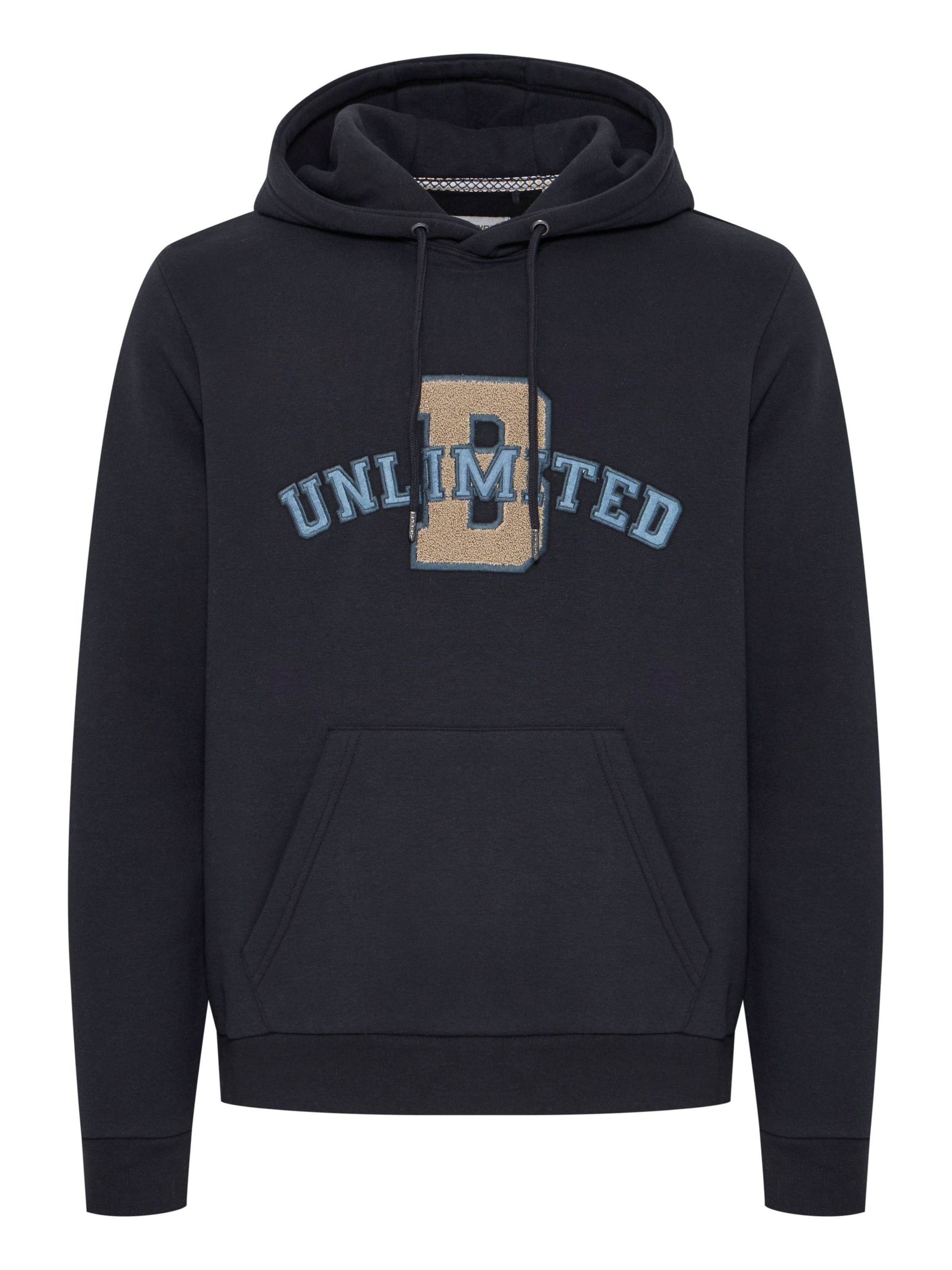 Sweat-shirt BLEND en bleu : devant