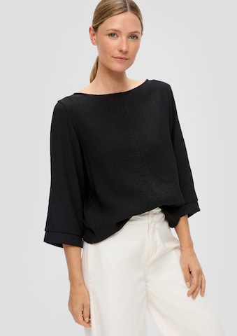s.Oliver RED LABEL Bluse in Schwarz: Vorderseite