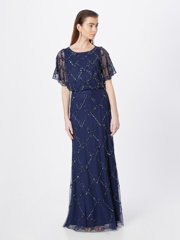 Adrianna Papell Kleid in Blau: Vorderseite