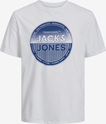 JACK & JONES Koszulka 'LOYD' w kolorze biały: przód