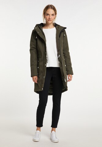 DreiMaster Maritim Winter Coat in Green