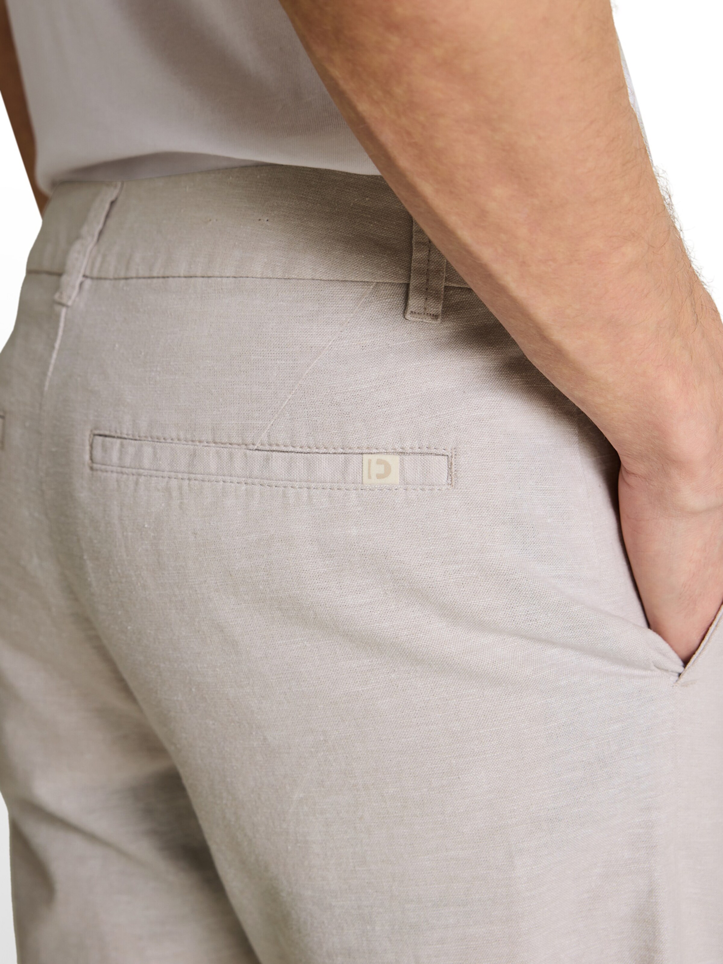 TOM TAILOR DENIM Szabványos Chino nadrág - szürke