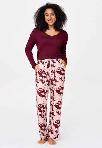 LingaDore Pyjama in Rot: Vorderseite