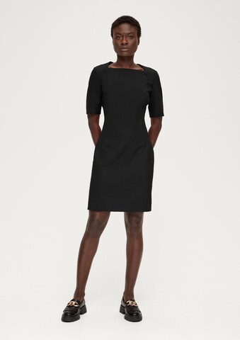 s.Oliver BLACK LABEL Kleid in Schwarz