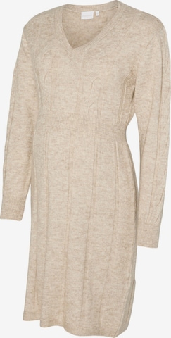 MAMALICIOUS Kleid in Beige: Vorderseite