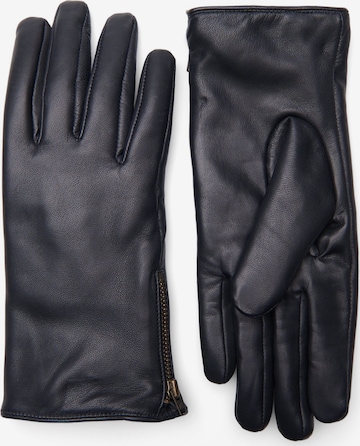Zizzi Γάντια με δάχτυλα 'Gina' σε μαύρο: μπροστά