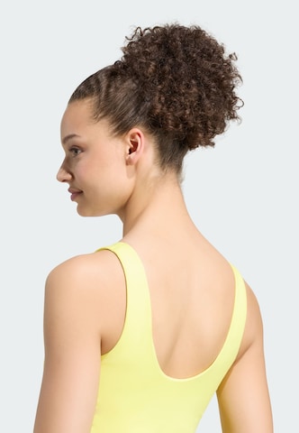 ADIDAS PERFORMANCE Бюстие Спортен топ 'Studio All Me' в жълто