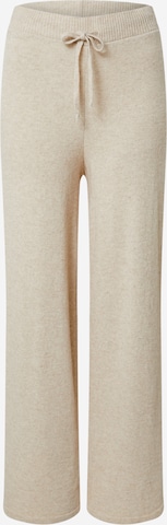 EDITED Wide leg Pants 'Jimena' in Beige: front