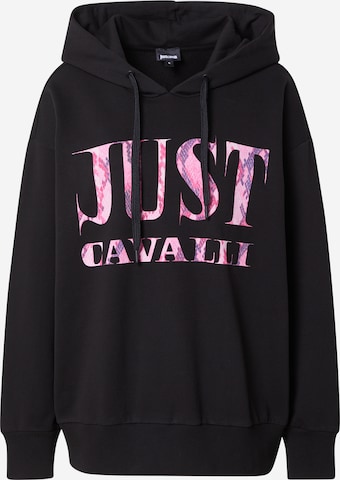 Just Cavalli Sweatshirt i svart: framsida