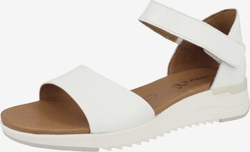 CAPRICE Sandals in White: front