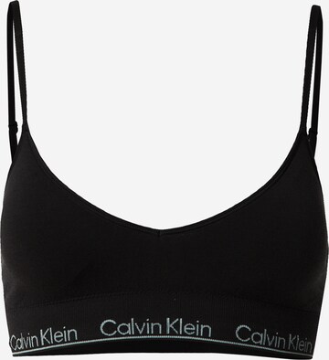 Calvin Klein Underwear Bralette Bra in Black: front