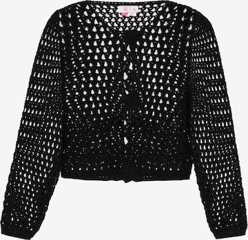 IZIA Плетена жилетка в черно: отпред