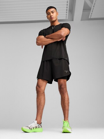 PUMAregular Sportske hlače 'Puma x Hyrox' - crna boja