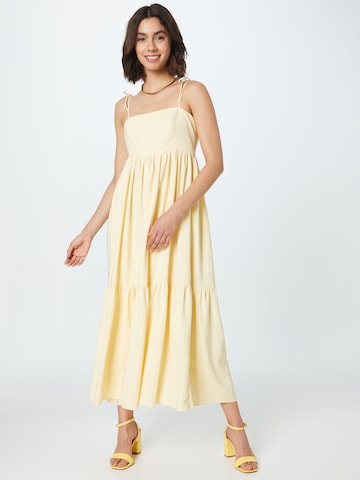 Notes du Nord - Vestido de verano 'Dakota' en amarillo: frente