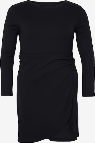 juoda Trendyol Curve Megzta suknelė: priekis