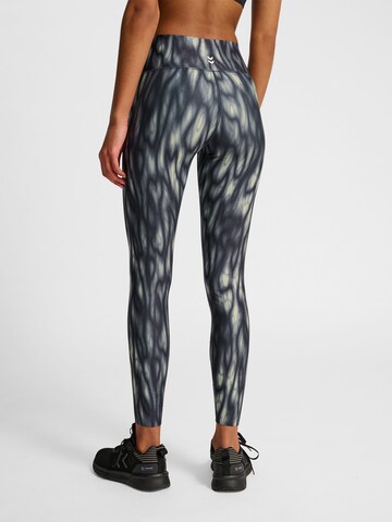 Hummel Skinny Sporthose 'Hiit  Intensity' in Grün