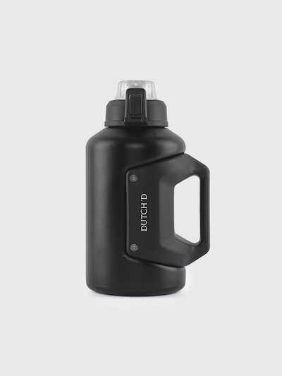Dutch'D Trinkflasche 'Thermo Water Jug 1,2 L' in schwarz, Produktansicht