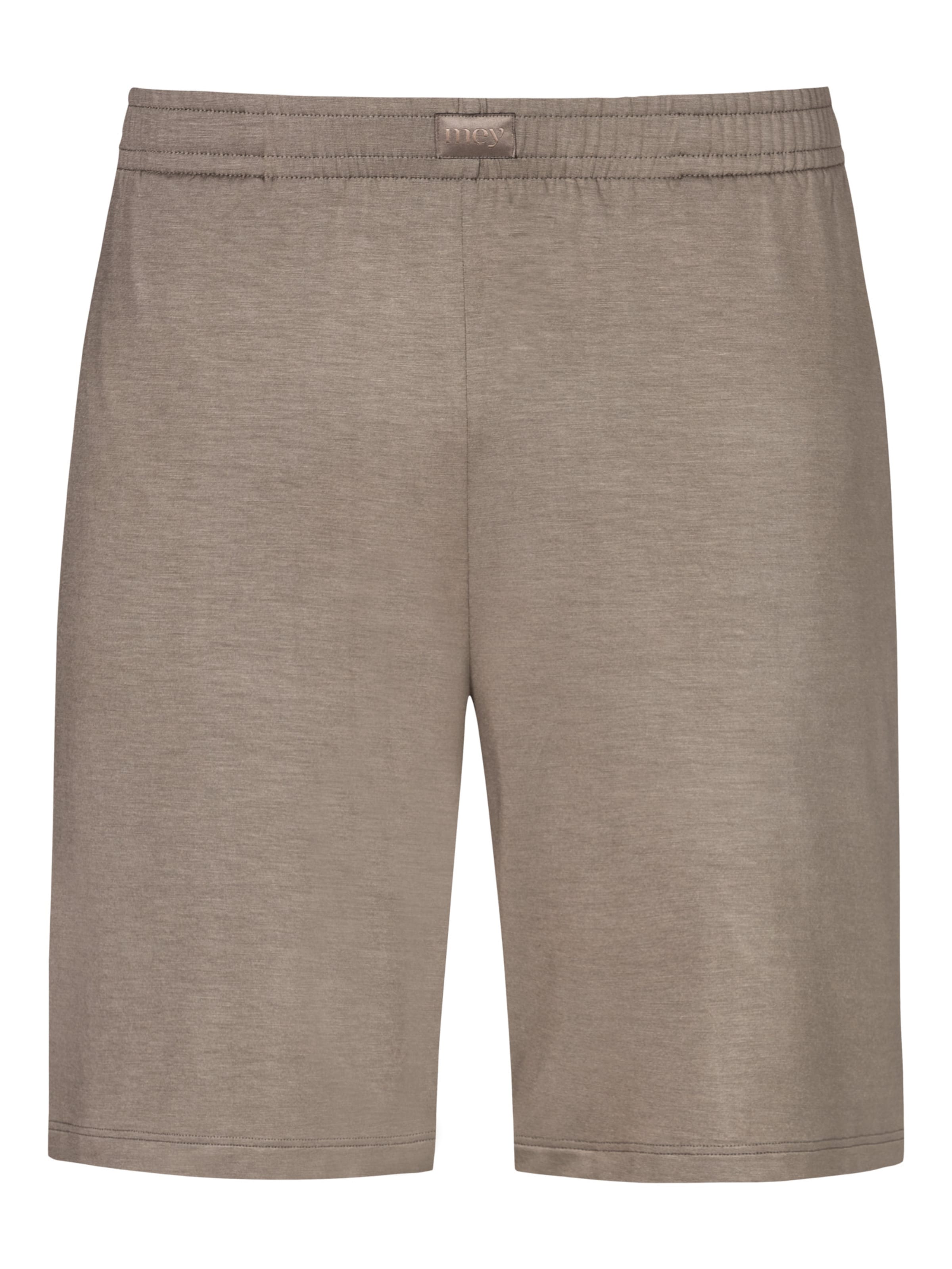 Mey Pyjamashorts 'Jefferson' in Braun: Vorderseite
