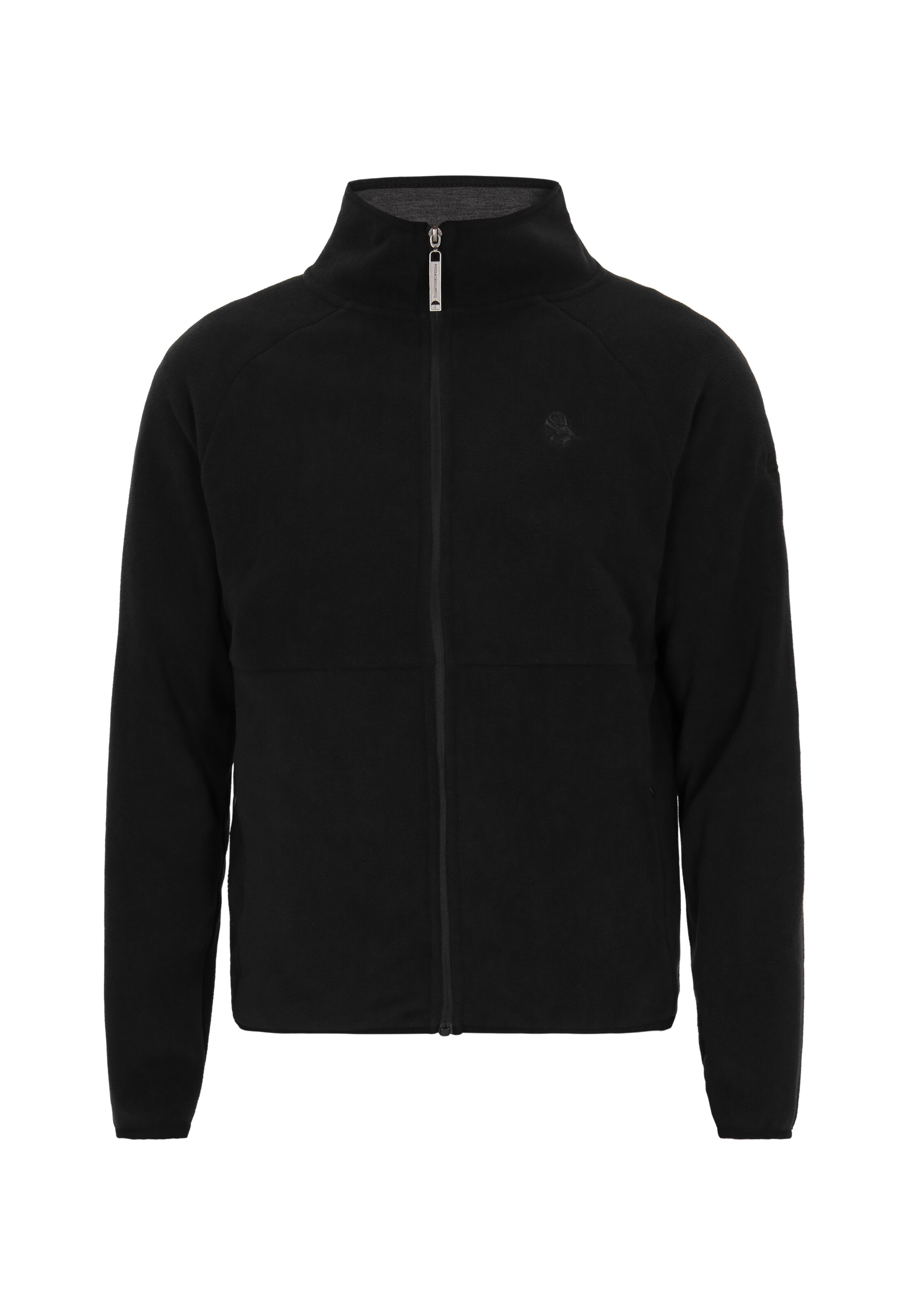 Schmuddelwedda Fleece jacket in Black: front