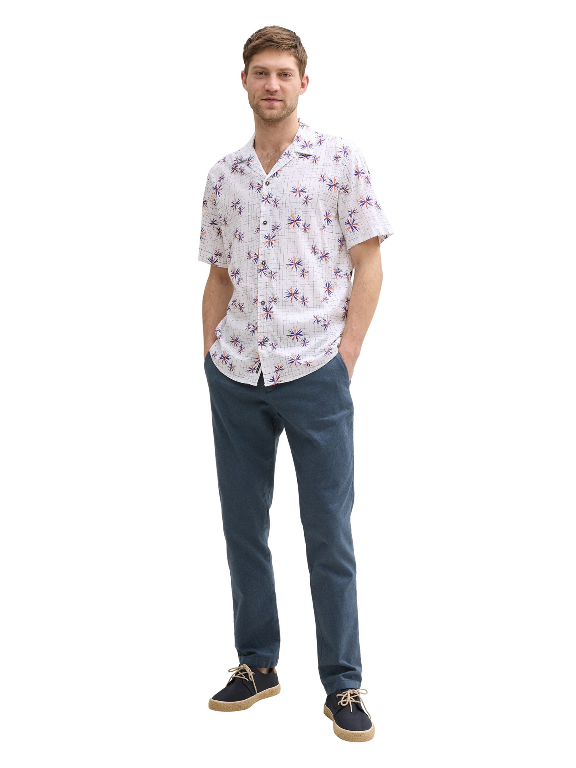 Regular fit Camicia di TOM TAILOR in bianco