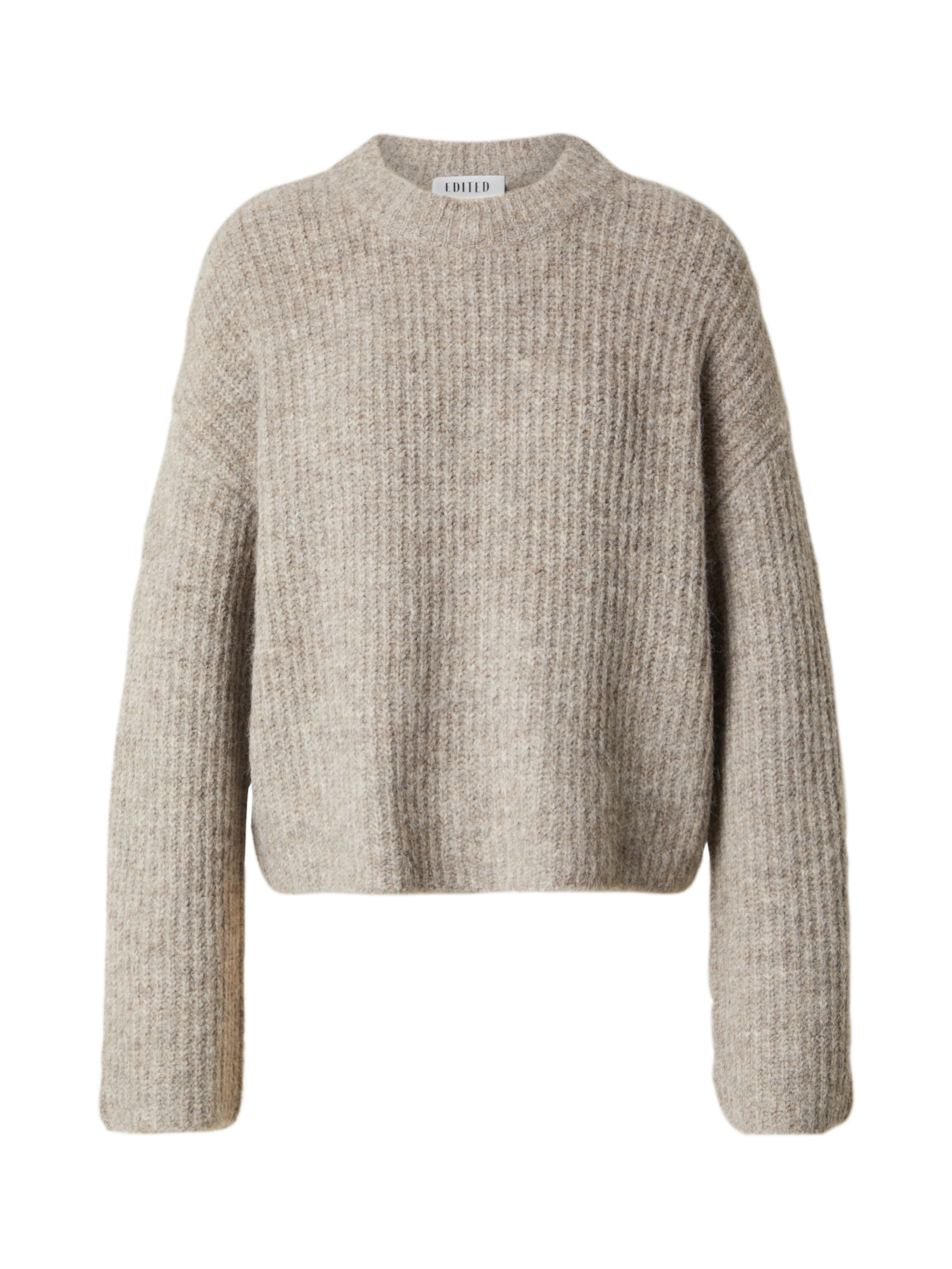 EDITED Sweater 'Salome' in Beige: front