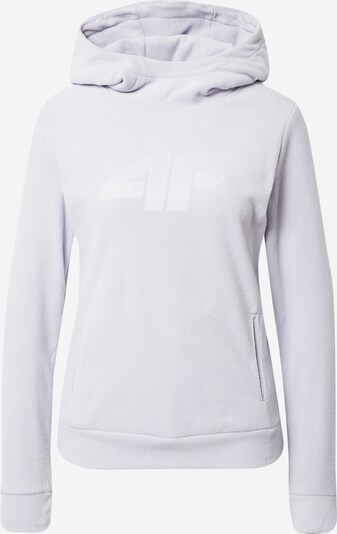 4F Sportpullover in hellgrau / weiß, Produktansicht