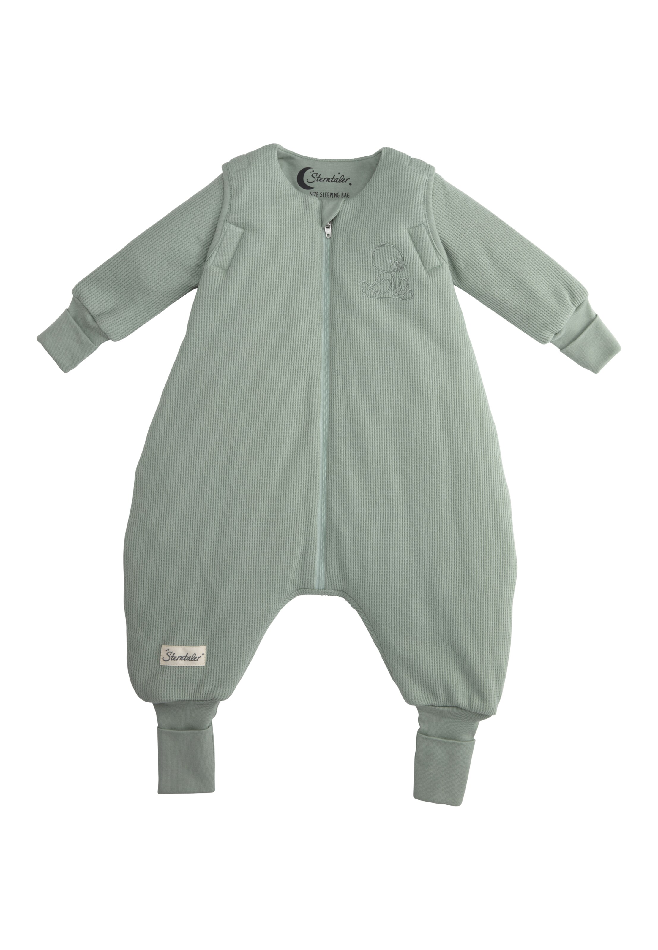 STERNTALER Dungarees 'Edda' in Green: front