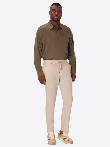 Distretto12 Regular Chino trousers 'Grano' in Beige