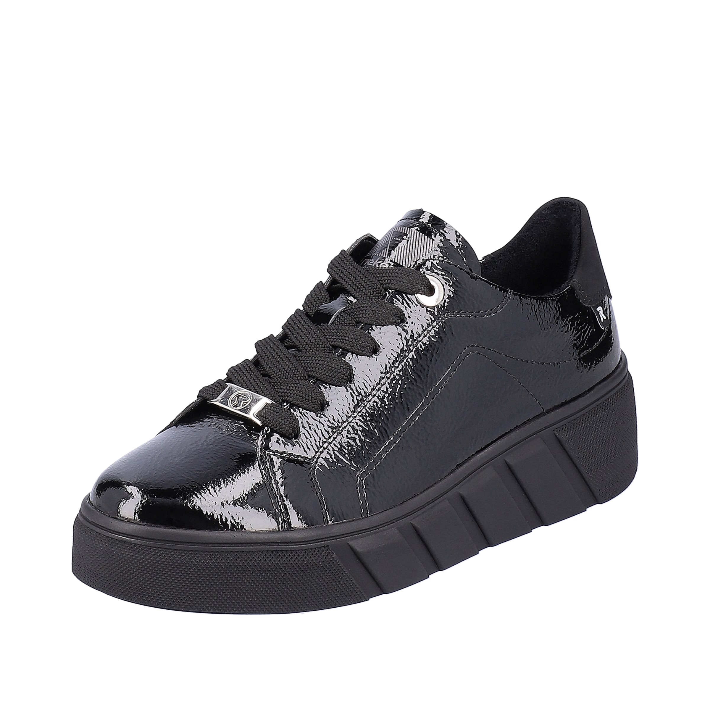 Rieker Sport Sneakers laag in Zwart: voorkant