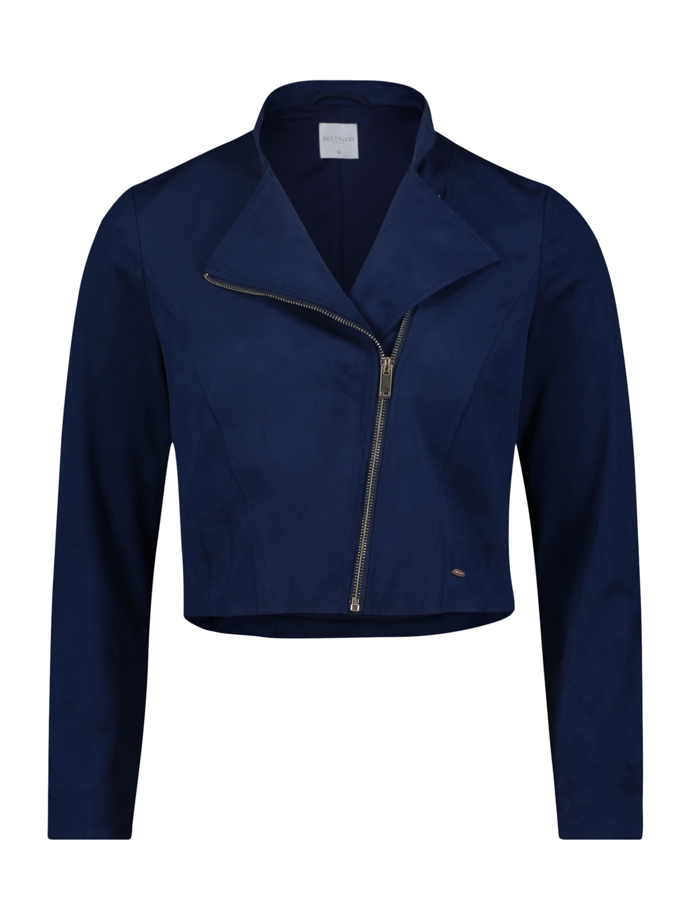 Betty & Co Between-Season Jacket in Blue: front