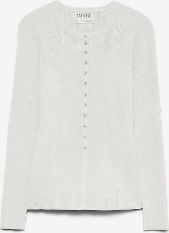 Cardigan 'AWUKINO' VERO MODA en blanc : devant