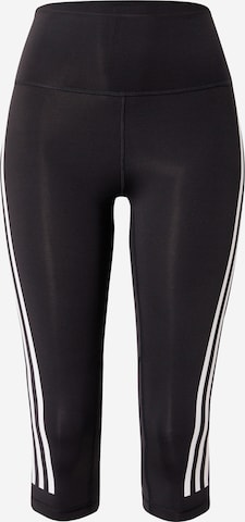 Skinny Pantalon de sport ADIDAS SPORTSWEAR en noir : devant