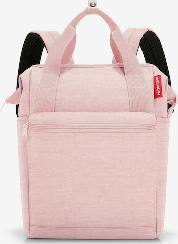 REISENTHEL Backpack in Pink: front