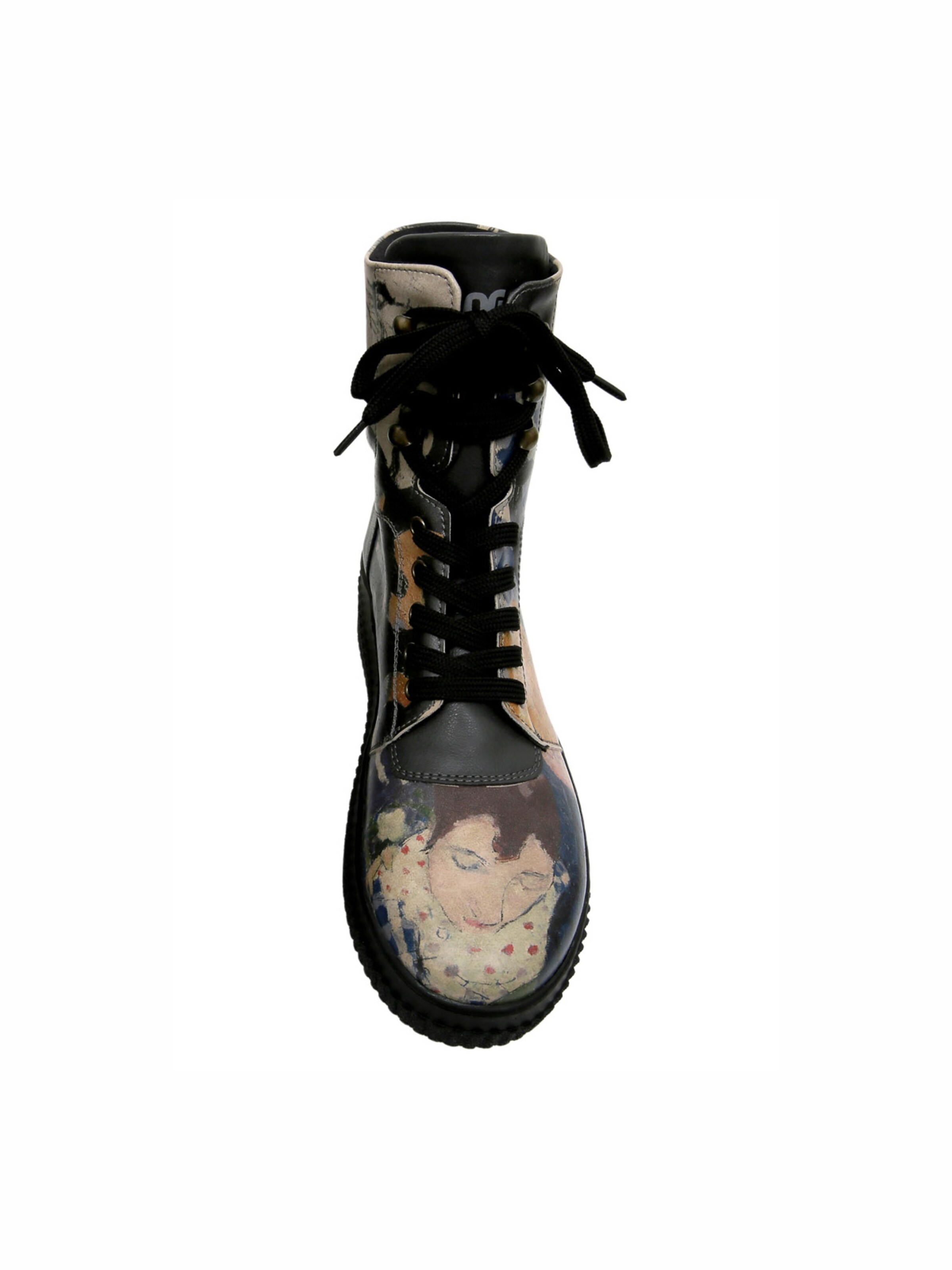 DOGO Schnürstiefel 'Les Peintres'‌‌‌‌‌‌‌ in Blau