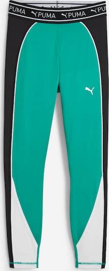 PUMA Pantalón deportivo en esmeralda / negro / blanco, Vista del producto