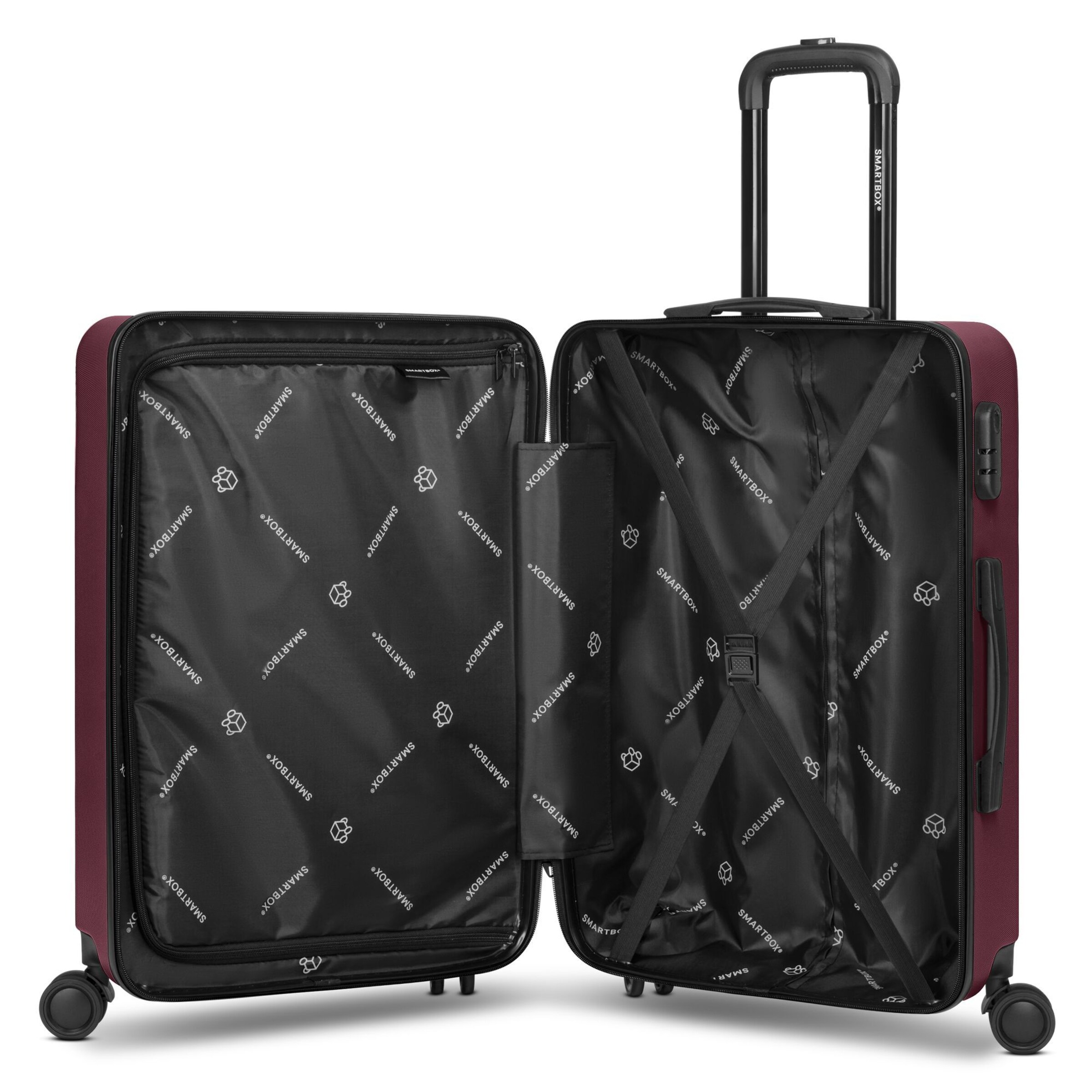 Smartbox Suitcase Set in Red