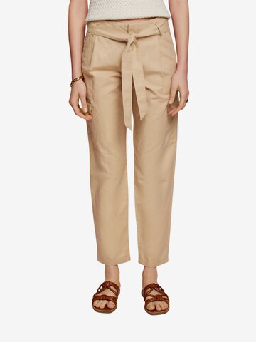 ESPRIT Regular Broek in Beige: voorkant