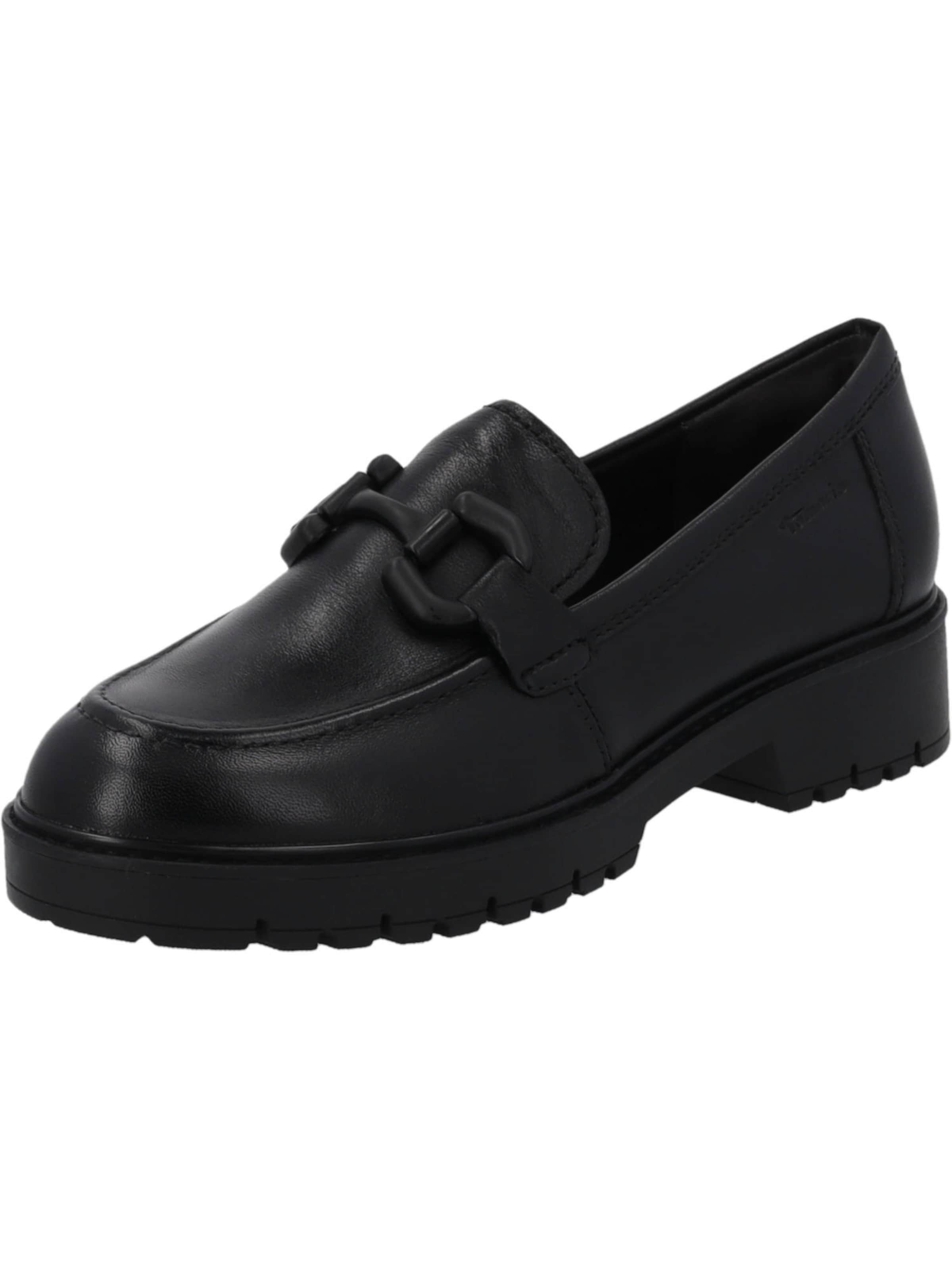 Tamaris Instappers in Zwart: voorkant