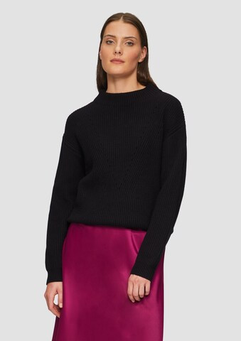 Pull-over s.Oliver BLACK LABEL en noir : devant
