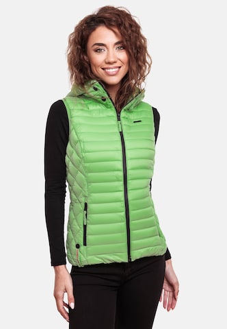 MARIKOO Vest in Green: front