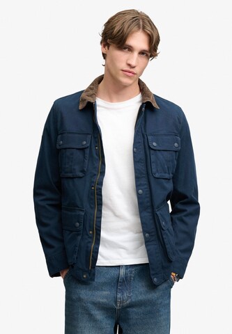Superdry & Co Tussenjas 'Preppy Burford' in Blauw: voorkant
