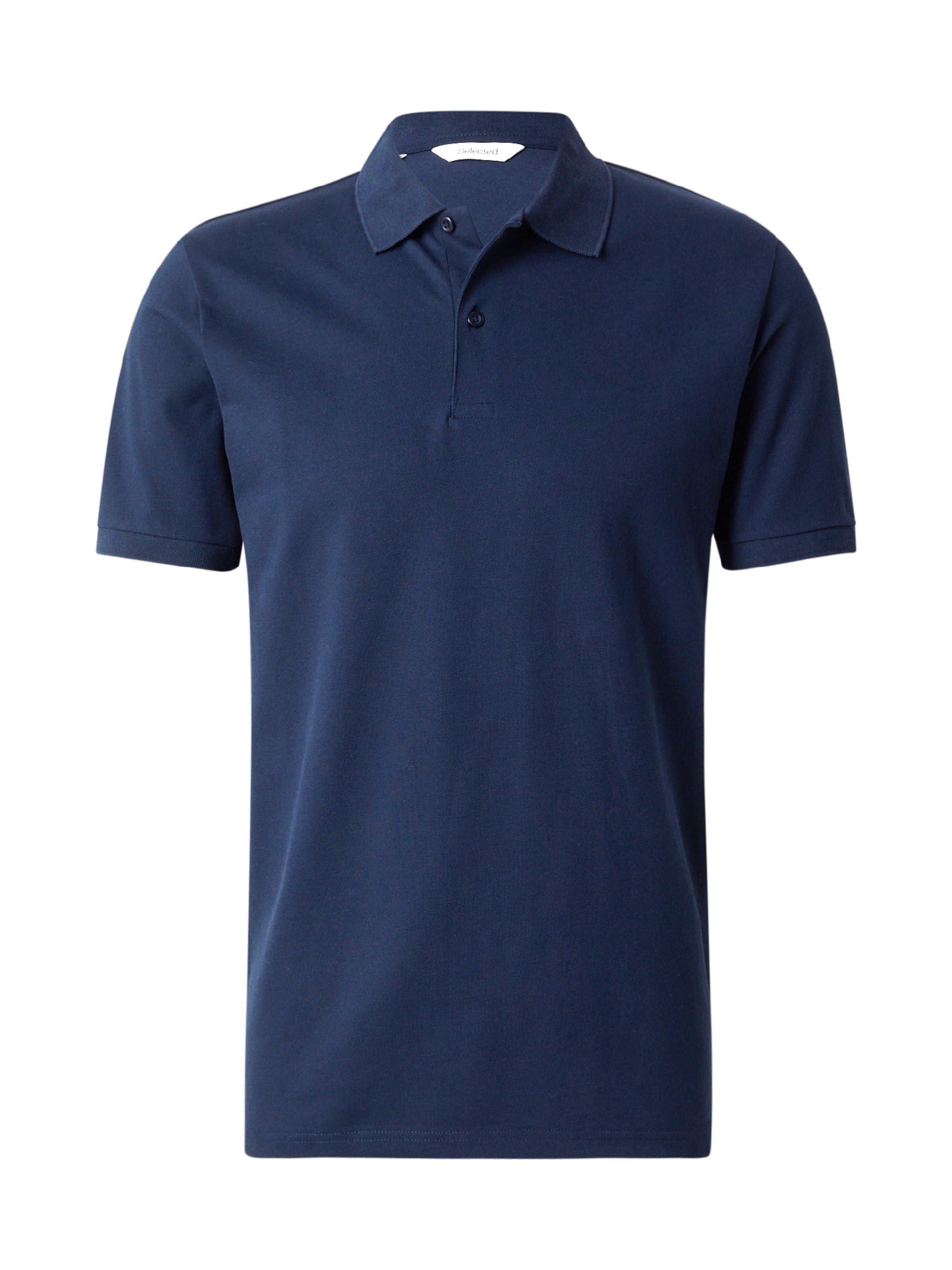 SELECTED Póló 'SLHATLAS' - kék: elől