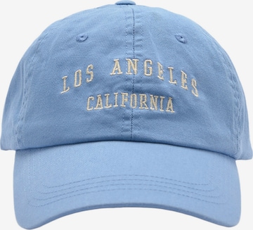 Pull&Bear Cap in Blue: front