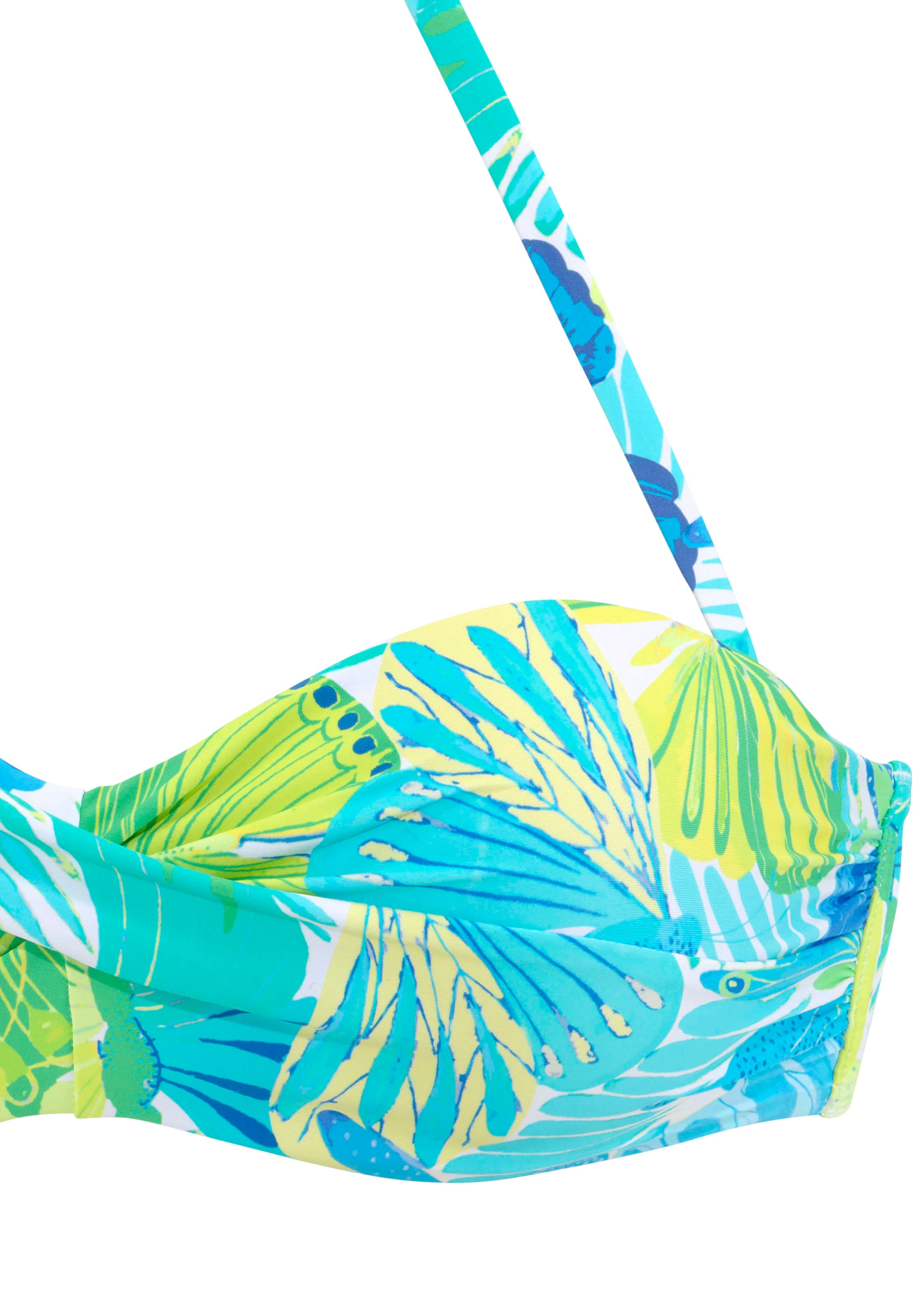 Bandeau Sutien costum de baie de la SUNSEEKER pe albastru