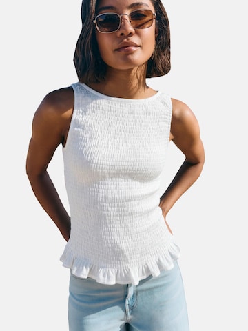 Friends Like These Top in White: front