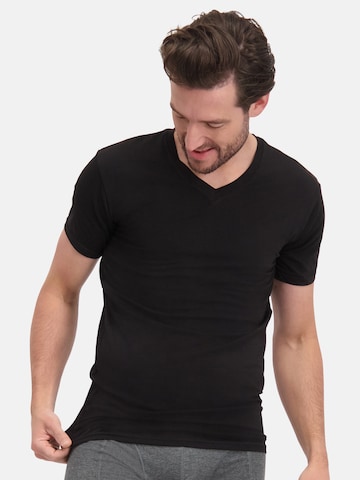 Bamboo basics T-Shirt 'Velo' in Schwarz